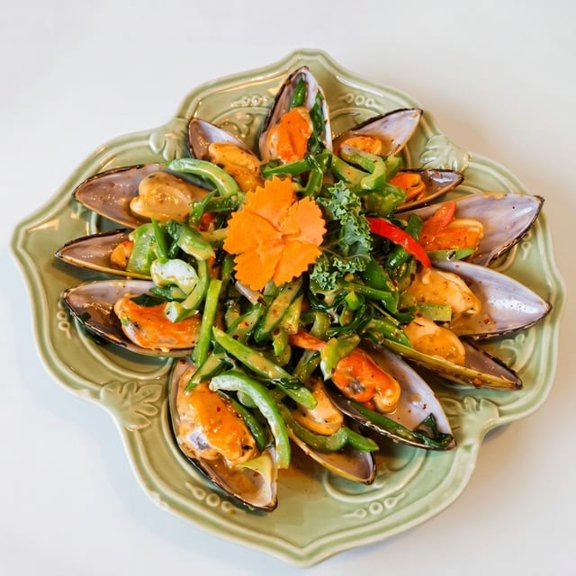 Basil Mussels.