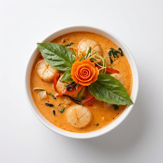 Scallop Panang.